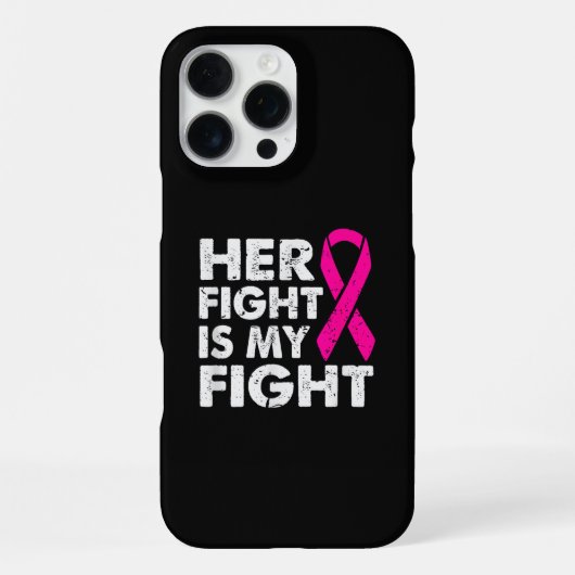 私たちの闘いはひとつ 乳がん啓発 サバイバー iPhoneケース (裏面)