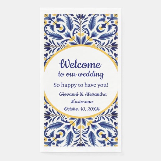 私たちの陶芸結婚へようこそスペインのイタリアン。 (正面)