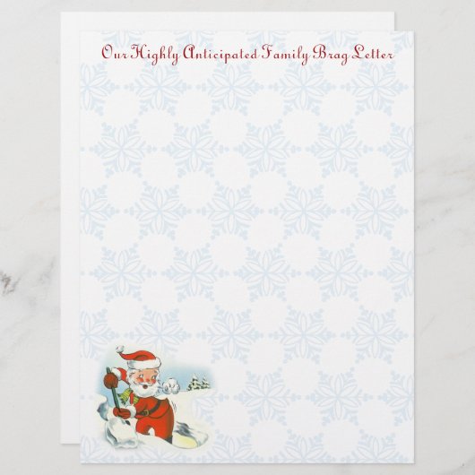 私たちの非常に予想される家族のブラッグの手紙 (正面/裏面)