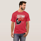 私たちの音楽のレトロ Tシャツ (正面フル)