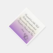 私たちの食卓に出席するパープル卿 スタンダードカクテルナプキン (角)