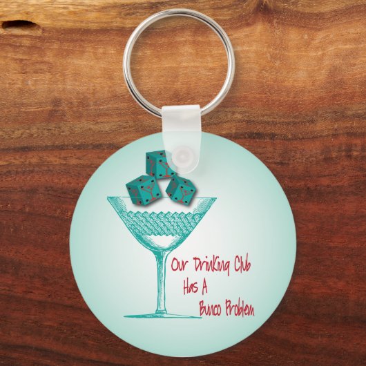 私たちの飲み会はブンコ問題がある キーホルダー (正面)