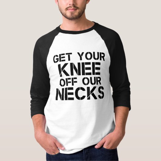 私たちの首から膝を離せ Tシャツ (正面)