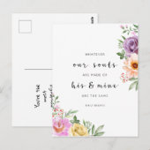 私たちの魂が何でできているにせよ、エミリー・ブロンテ ポストカード (正面/裏面)