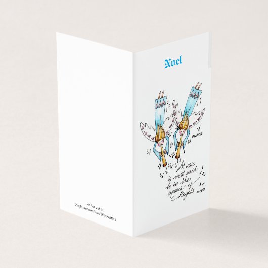 私たちの魂遊のための青い音楽の天使 (外部)