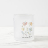 「私たちの魅力的なマグカップとスタイルでsip – どこev フロストグラスマグカップ (中央)