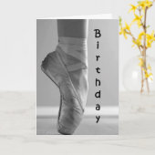 私たちの**バレリーナ**彼女の誕生日 カード (黄色い花)