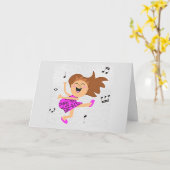 私たちの"相互誕生日"=私のための幸せなダンス カード (黄色い花)