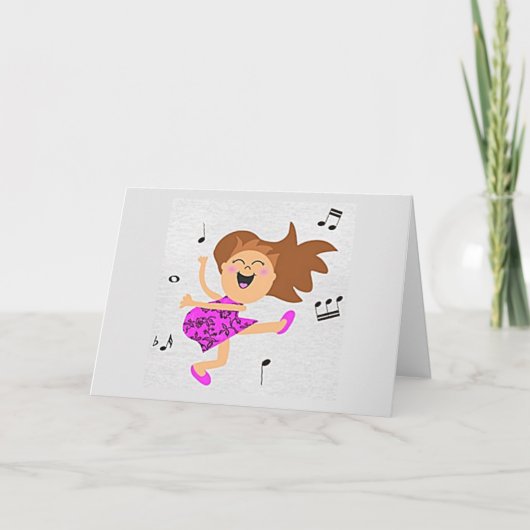 私たちの"相互誕生日"=私のための幸せなダンス カード (正面)