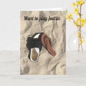 私たちの「遊記念日」に「歩き」たい カード (黄色い花)