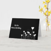 私たちの**LIFE**と私たちの**誕生日**を分最高のかち カード (黄色い花)