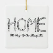 私たちのE9クリスマスイーグルオーナメントライトトーン セラミックオーナメント (裏面)