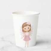 私たちのFairyWonderlandコレクションのピンクの妖精 紙コップ (裏面)