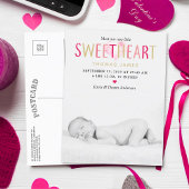 私たちのLittle Sweetheart写真誕生のお知らせ 案内ポストカード