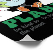 私たちのPlに優しくなるより優しい惑星の地球の日を作成 ポスター (角)