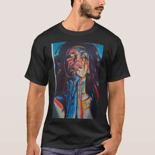 私たちのTシャ独占的ツデザインで目立つ Tシャツ (正面)