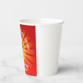 私たちはあなたが放射する方法が大好き 紙コップ (左)