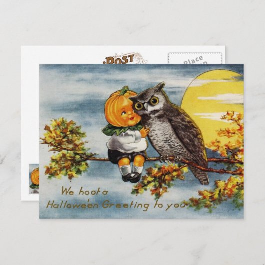 私たちはあなたにハロウィーンの挨拶をする ポストカード (正面/裏面)
