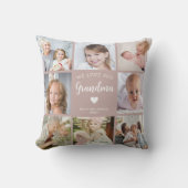 私たちはあなたのおばあちゃんの写真コラージピンク クッション (正面)