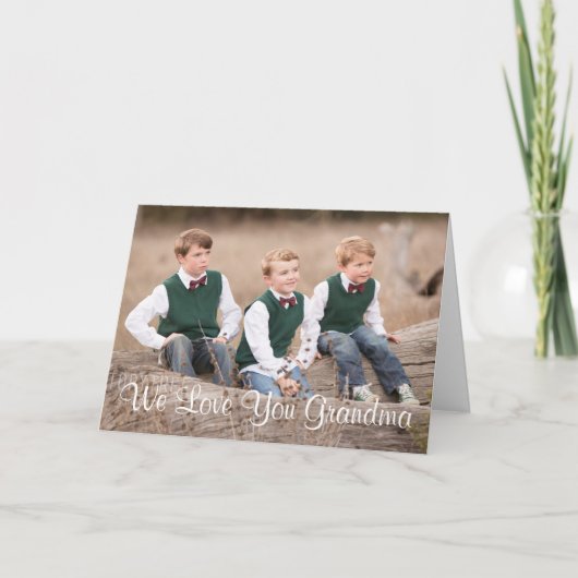 私たちはあなたのおばあちゃんの母のデイカードが大好き シーズンカード (正面)