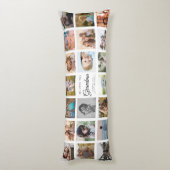 私たちはあなたのおばあちゃんカスタムが大好きフォトコラージュモダン ボディピロー (裏面 (縦))