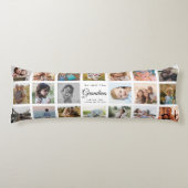 私たちはあなたのおばあちゃんカスタムが大好きフォトコラージュモダン ボディピロー (正面)