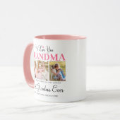 私たちはあなたのおばあちゃんカスタムが大好きフォトコラージュ マグカップ (正面左)