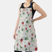 私たちはあなたのおばあちゃんノエル金ゴールドクリスマスホリーウッド大好き エプロン (インサイチュ)