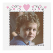 私たちはあなたのおばあちゃんピンクを愛する4つの画像を追加 フォトキューブ (正面)