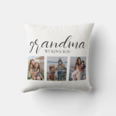 私たちはあなたのおばあちゃん写真が大好き クッション (裏面)
