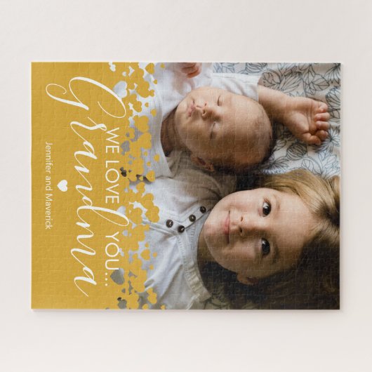 私たちはあなたのおばあちゃん写真が大好き ジグソーパズル (横)