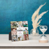 私たちはあなたのおばあちゃん写真コラージギフト大好き フォトプラーク (インサイチュ)