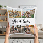 私たちはあなたのおばあちゃん大好き4フォトコラージュ クッション