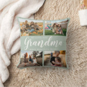 私たちはあなたのおばあちゃん大好き4フォトコラージュ クッション (ブランケット)