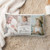 私たちはあなたのおばあちゃん孫の写真コラージュ大好き ランバークッション (ブランケット)