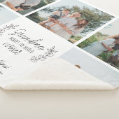 私たちはあなたのおばあちゃん5写真コラージュが大好きパーソナライズされた シェルパブランケット (3/4)