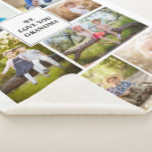 私たちはあなたのおばあちゃん7フォトコラージュ孫 シェルパブランケット (3/4)