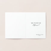 私たちはあなたのクリーンアップを聞いた – 正式な提案 箔カード (内部)