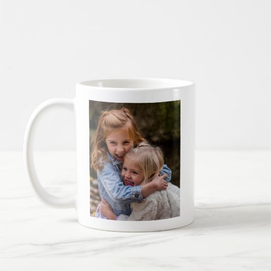 私たちはあなたのパパの写真を愛している コーヒーマグカップ (左)