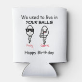 私たちはあなたのボールに住んでいたパパ 缶クーラー (裏面)