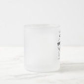 私たちはあなたのボールに住んでいた、名前をカスタムするパパ フロストグラスマグカップ (中央)