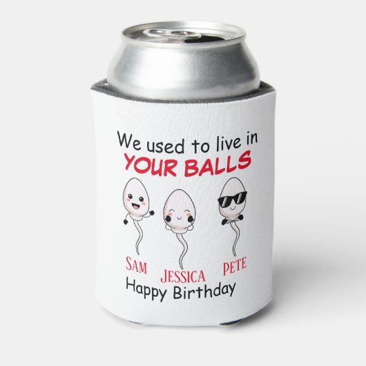 私たちはあなたのボールに住んでいた 缶クーラー (缶裏面)