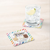 私たちはあなたの好意の贈り物のような多くの先生が必要である スクエアペーパーコースター (インサイチュ)