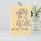 私たちはあなたの法律の会社のカードのためにここに セーブザデート (スタンド正面)