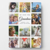 私たちはあなたの祖母のモダンINSTAGRAM写真コラージュ大好き フォトプラーク (正面)