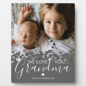 私たちはあなたの祖母の写真のプラークを愛している フォトプラーク (正面)