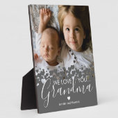 私たちはあなたの祖母の写真のプラークを愛している フォトプラーク (側面)