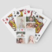 私たちはあなたの祖母の写真コラージュが大好き トランプ (裏面)