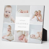 私たちはあなたの祖母の写真コラージュが大好き フォトプラーク (側面)