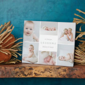 私たちはあなたの祖母の写真コラージュが大好き フォトプラーク (側面)